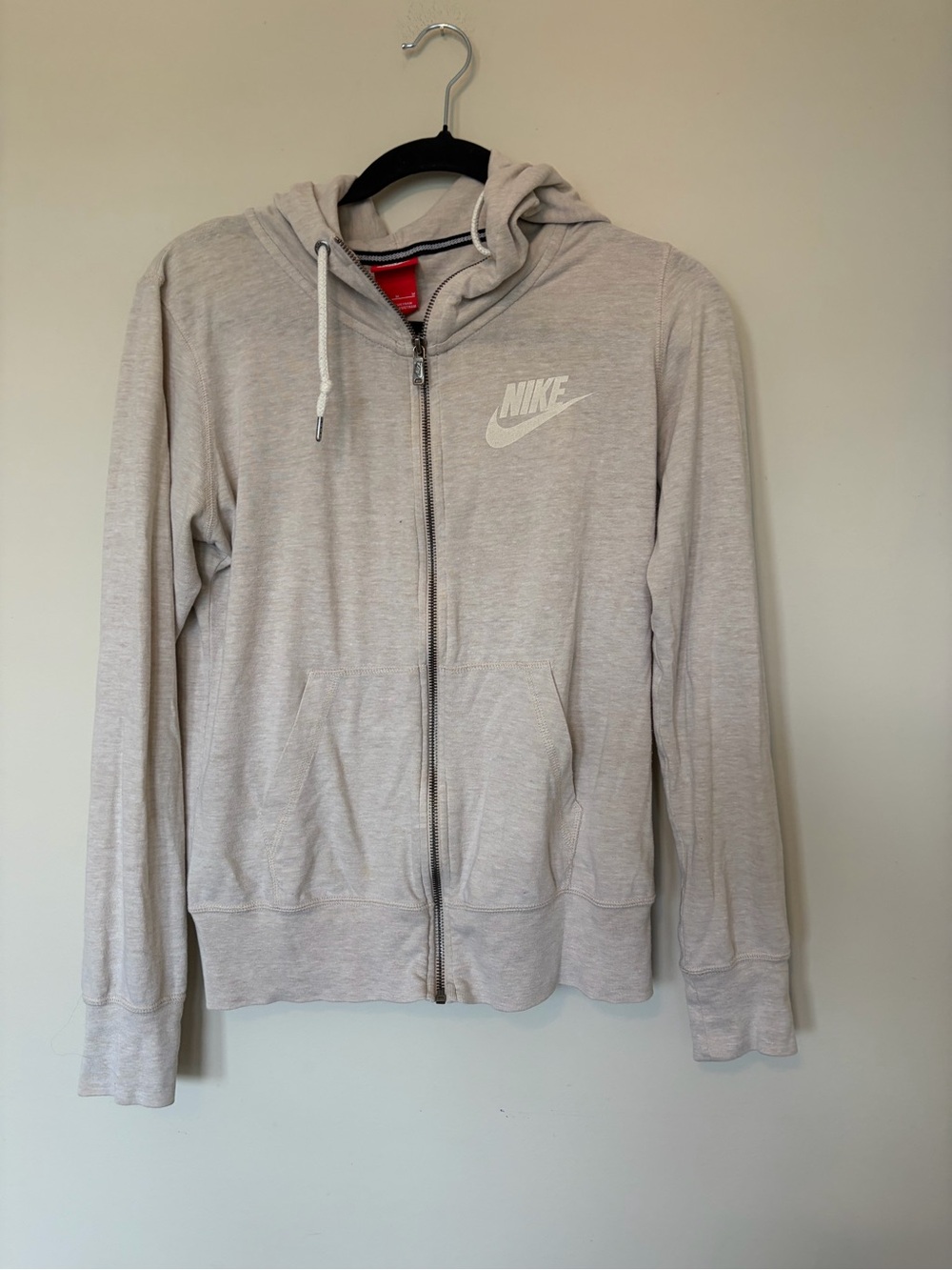 Nike Women’s Light tan  Zip-Up Hoodie Jacket
